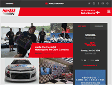 Tablet Screenshot of hendrickmotorsports.com